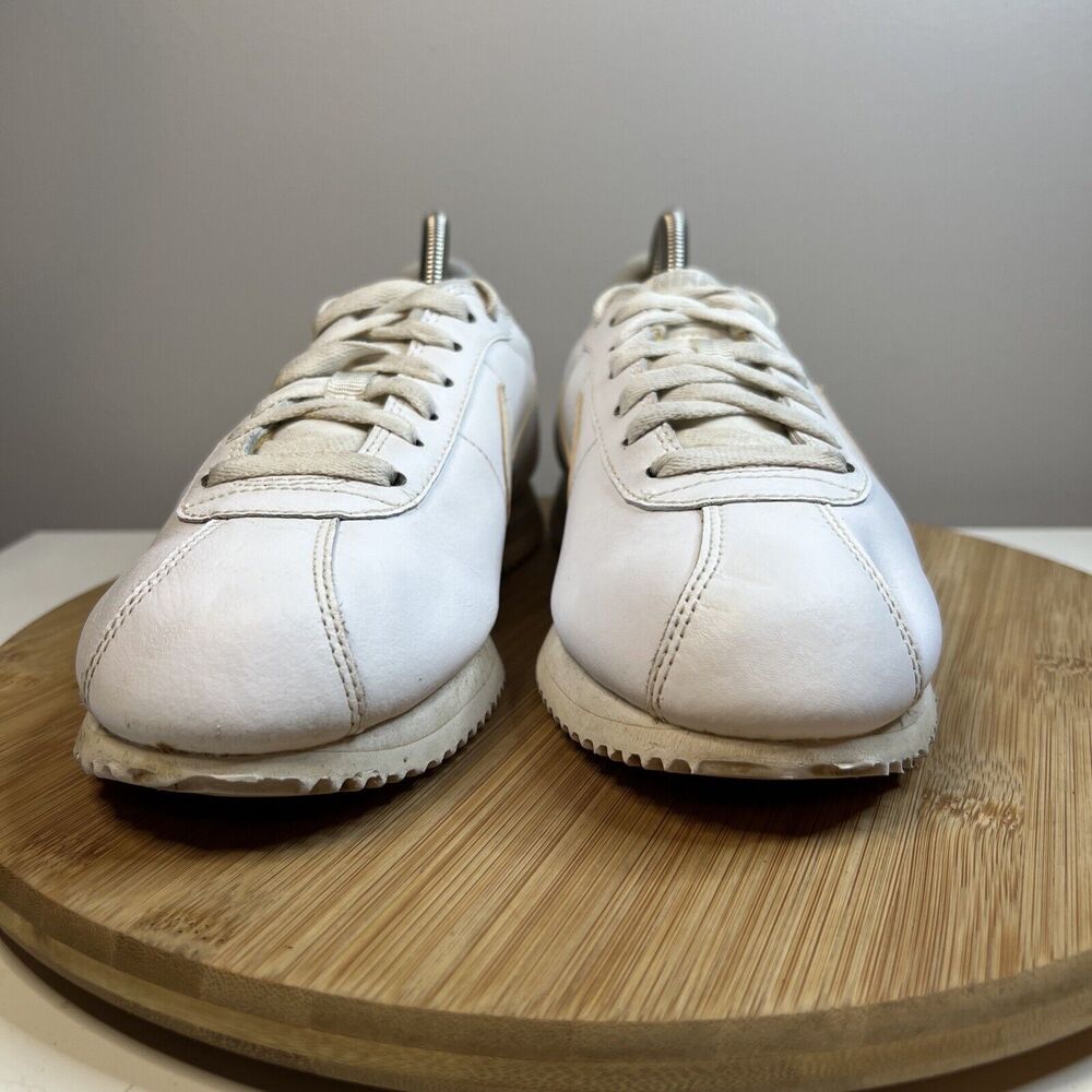 Nike Cortez 72 ‘08 Mens Size 7.5 White Leather Low Top Athletic Shoes 316418-113 - Picture 2 of 12